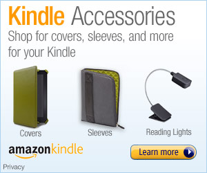 Don't forget about accessories for your new kindle.